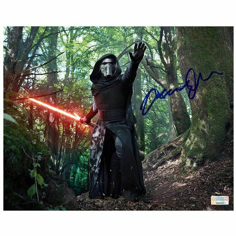 Adam Driver Autographed Star Wars Kylo Ren in the Forest of Takodana 8x10 Photo