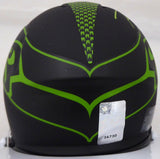 RUSSELL WILSON AUTOGRAPHED ECLIPSE SEAHAWKS MINI HELMET IN GREEN RW HOLO 178960