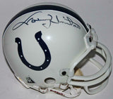 Colts Johnny Unitas Authentic Signed Mini Helmet Autographed PSA/DNA #X02386