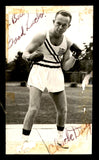 Chuck Davey Authentic Autographed Signed Twice 3x5 Postcard "To Bill" 179766