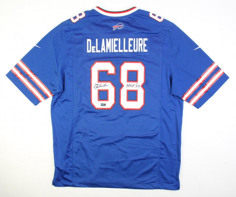 Joe DeLamielleure Signed Buffalo Bills Nike Jersey Inscribed "HOF '03" (TSE)