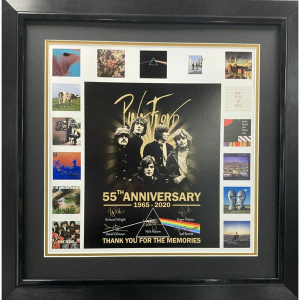 Framed Pink Floyd 55th Anniversary Album Artwork Professionally Matted Photo