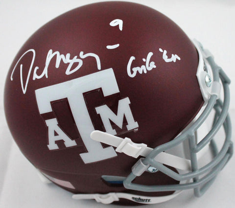 Dat Nguyen Autographed Texas A&M Aggies Schutt Mini Helmet W/ Gig 'Em-Prova