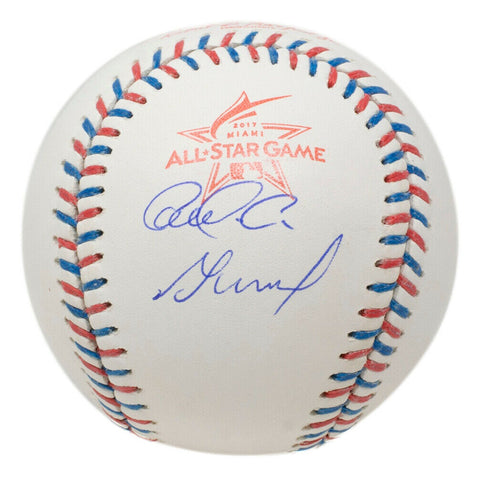 Jose Altuve Carlos Correa Dual Signed 2017 All Star Game MLB Baseball JSA ITP
