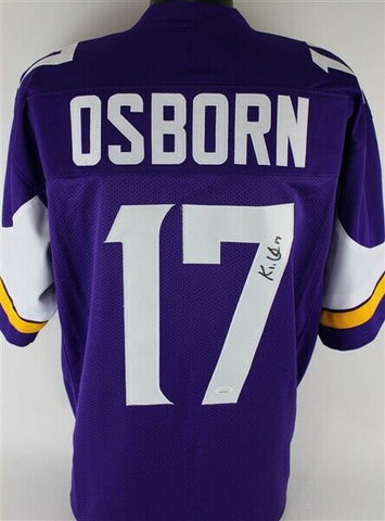 K.J. Osborn Signed Minnesota Vikings Jersey (JSA Witness COA) 2020 draft Pk W.R.