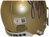 Jeremiah Owusu-Koramoah Autographed Notre Dame VSR4 Mini Helmet BAS 34751