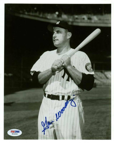 Yankees Gene Woodling Signed Authentic 8X10 Photo Autographed PSA/DNA #W24594