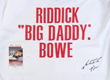 Riddick "Big Daddy" Bowe Signed Boxing Robe (JSA) Heavyweight Champ 1992 / 43-1