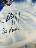 PAUL COFFEY Autographed Edmonton Oilers 3x Norris 16 x 20 Photograph UDA LE 1/7