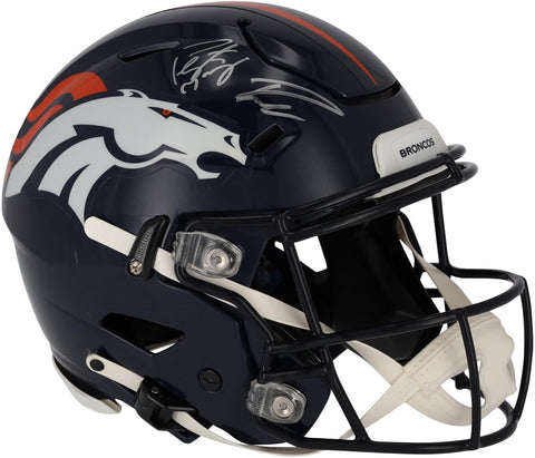Peyton Manning and Russell Wilson Denver Broncos Signed Flex Auth. Helmet