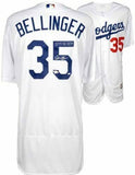 CODY BELLINGER Autographed "2017 NL ROY" Dodgers Authentic Jersey FANATICS