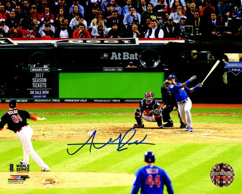 ADDISON RUSSELL Signed Cubs 2016 World Series Gm 6 Grand Slam 8x10 Photo - SS
