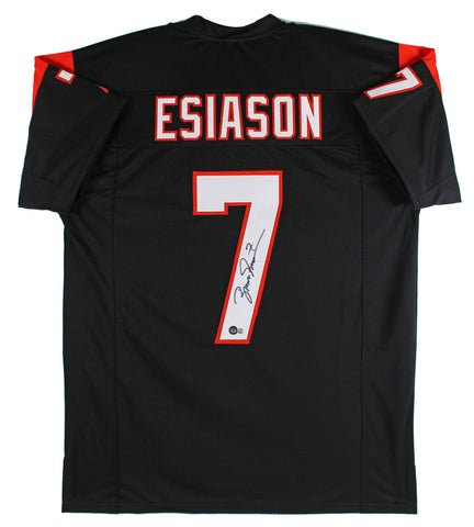 Boomer Esiason Authentic Signed Black Pro Style Jersey Autographed BAS Witnessed