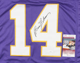 Brad Johnson Signed Minnesota Vikings Jersey (JSA COA) Super Bowl XXXVII QB