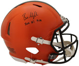 Baker Mayfield Signed Speed Authentic Cleveland Browns Helmet #1 Pick BAS 36010