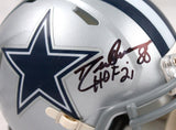 Drew Pearson Signed Dallas Cowboys Speed Mini Helmet w/HOF *Front-Beckett W Holo