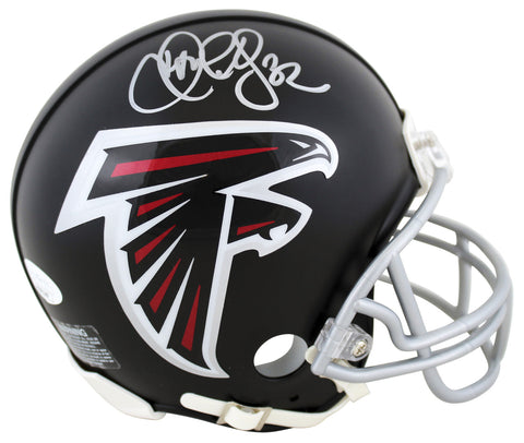 Falcons Jamal Anderson Authentic Signed 2020 Rep Mini Helmet JSA Witness