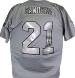 Deion Sanders Signed Falcons Mitchell & Ness Retired Player Metal Legacy Jersey