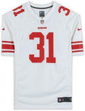 Raheem Mostert San Francisco 49ers Autographed White Nike Game Jersey