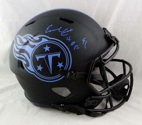 Earl Campbell Signed Tennessee Titans F/S Eclipse Speed Helmet w/HOF- JSA W Auth