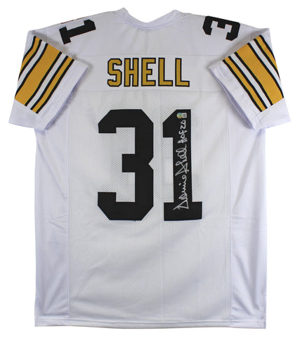Donnie Shell Authentic Signed White Pro Style Jersey Autographed BAS Witnessed