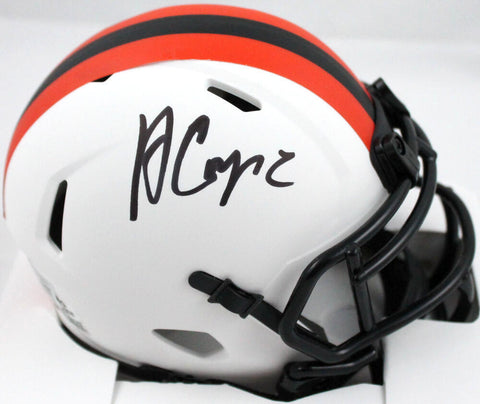 Amari Cooper Autographed Cleveland Browns Lunar Speed Mini Helmet-Beckett W Holo