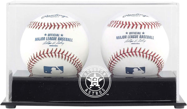 Astros Two Baseball Cube 2013 Logo Display Case - Fanatics
