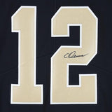 Framed Chris Olave New Orleans Saints Autographed Black Nike Limited Jersey