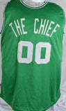 Robert Parish Signed Green Pro Style Basketball Jersey w/The Chief-BeckettW Holo