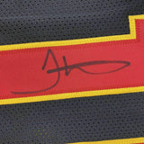FRAMED Autographed/Signed TYREEK HILL 33x42 Kansas City Black Jersey JSA COA