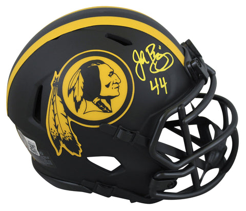 Redskins John Riggins Authentic Signed Eclipse Speed Mini Helmet BAS Witnessed