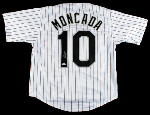 Yoan Moncada Signed Chicago White Sox Jersey (PSA/DNA COA) Sox Infielder 2B/3B