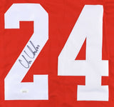 Chris Chelios Signed Detroit RedWings Jersey (JSA Holo) NHL Hall of Fame 2013