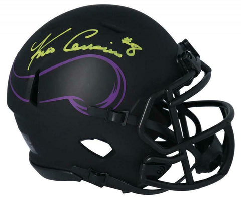 KIRK COUSINS Autographed Minnesota Vikings Eclipse Mini Speed Helmet FANATICS
