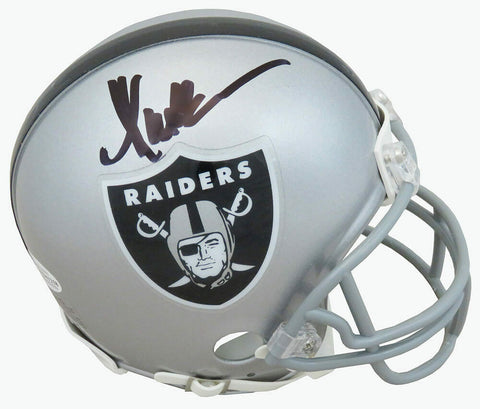 Marcus Allen Signed Raiders Riddell Mini Helmet (Beckett COA)