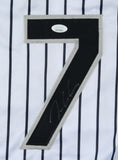 Tim Anderson Signed Chicago White Sox Pinstriped Home Jersey (JSA) Shortstop