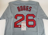 Wade Boggs Signed Boston Red Sox Gray Jersey (JSA COA) 12xAll-Star (1985-1996)