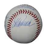 2009 New York Yankees Team Signed World Series Baseball 9 Sigs Steiner 33945