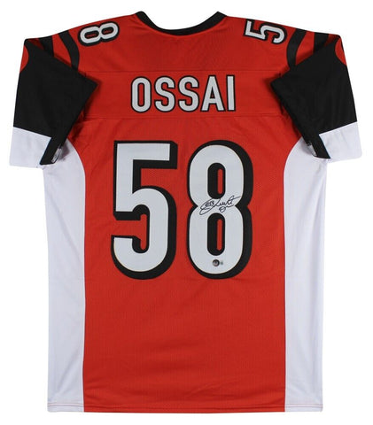 Joseph Ossai Signed Bengals Jersey (Beckett) Cincinnati 3rd Round Pick in 2021