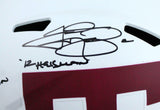 Johnny Manziel Autographed Texas A&M Lunar Speed F/S Helmet w/3 Insc.-BAW Holo