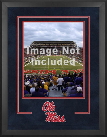 Ole Miss Rebels Deluxe 16x20 Vertical Photo Frame w/Team Logo
