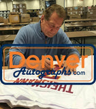 Joe Theismann Autographed/Signed Pro Style White XL Jersey Beckett 35533