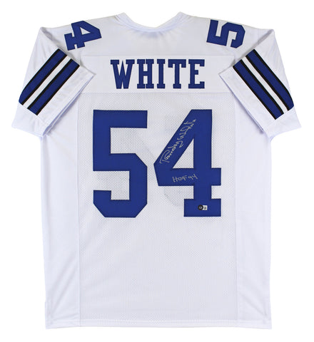 Randy White "HOF 94" Authentic Signed White Pro Style Jersey BAS Witnessed