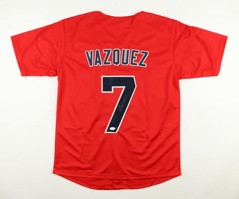 Christian Vazquez Signed Boston Red Sox Jersey (JSA COA) 2018 World Series Champ