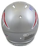 Patriots Ty Law & Richard Seymour Signed Full Size Speed Proline Helmet BAS Wit
