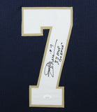 JOE THEISMANN (Notre Dame Irish SKYLINE) Signed Autographed Framed Jersey JSA