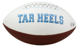 Sam Howell Signed North Carolina Tar Heels Logo Football BAS ITP