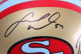 Fred Warner/Patrick Willis Signed F/S San Francisco 49ers Helmet-Beckett W Holo