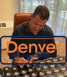 Adam Foote Autographed/Signed Colorado Avalanche Logo Puck Beckett 36278