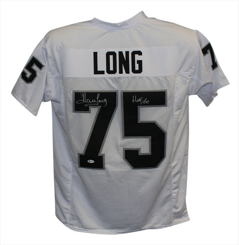 Howie Long Autographed/Signed Pro Style White XL Jersey HOF BAS 31444